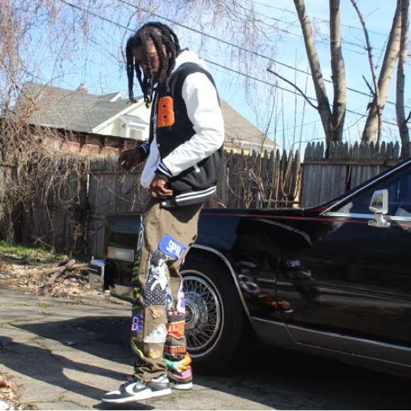 CUSTOM MADE PATCH WORK PANTS 1 of 1. HAND STITCHED - Picture 2 of 4